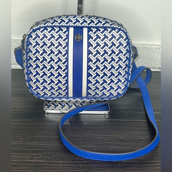 Tory Burch Bags Tory Burch Jewel Blue T Zag Crossbody Poshmark